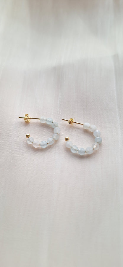 Labradorite Stud Earrings