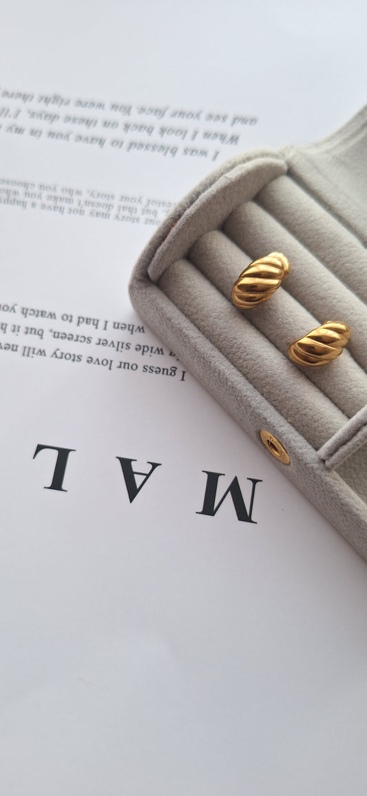Croissant Stud Earrings