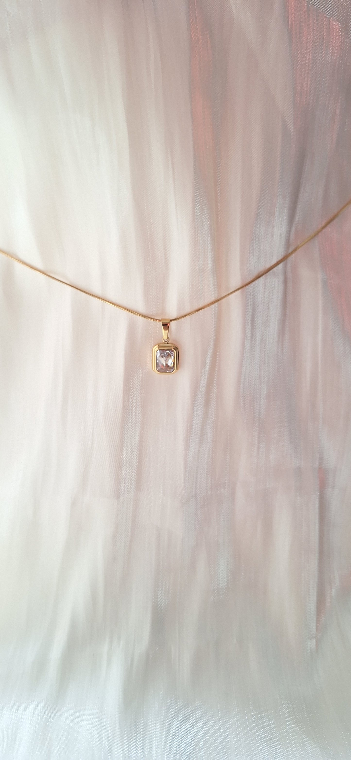 Crystal Snake Chain Necklace