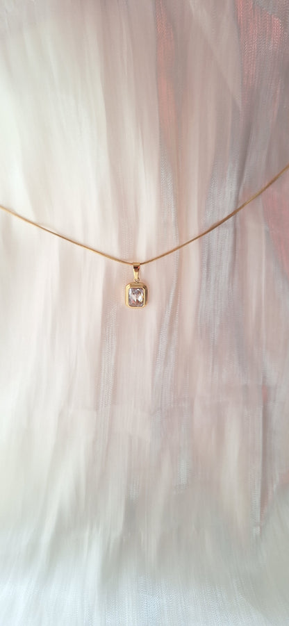Crystal Snake Chain Necklace