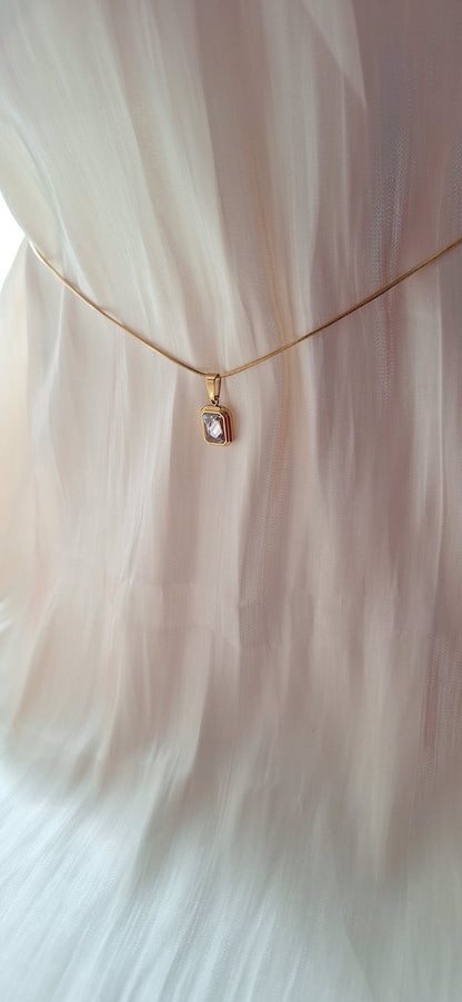 Crystal Snake Chain Necklace