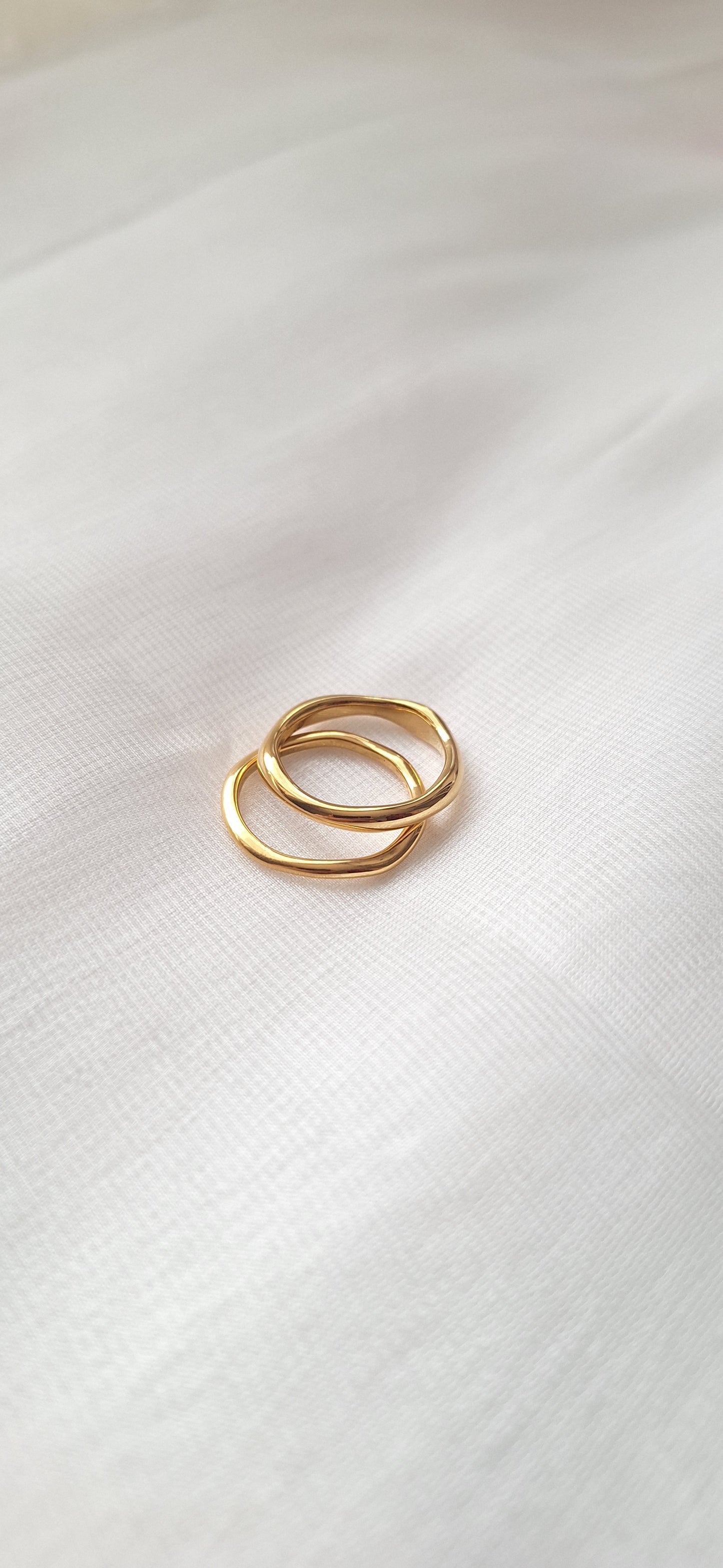 Gold Wavy Ring