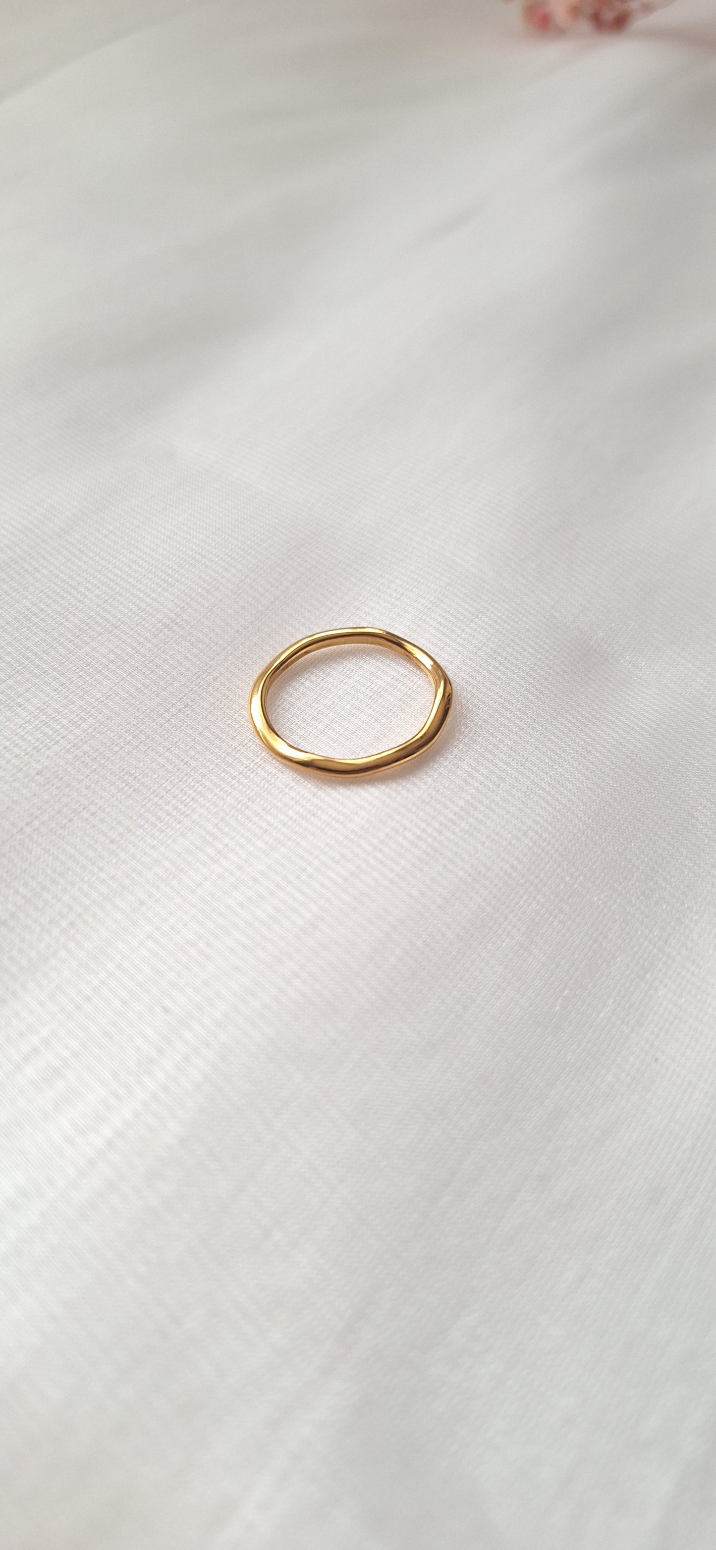 Gold Wavy Ring