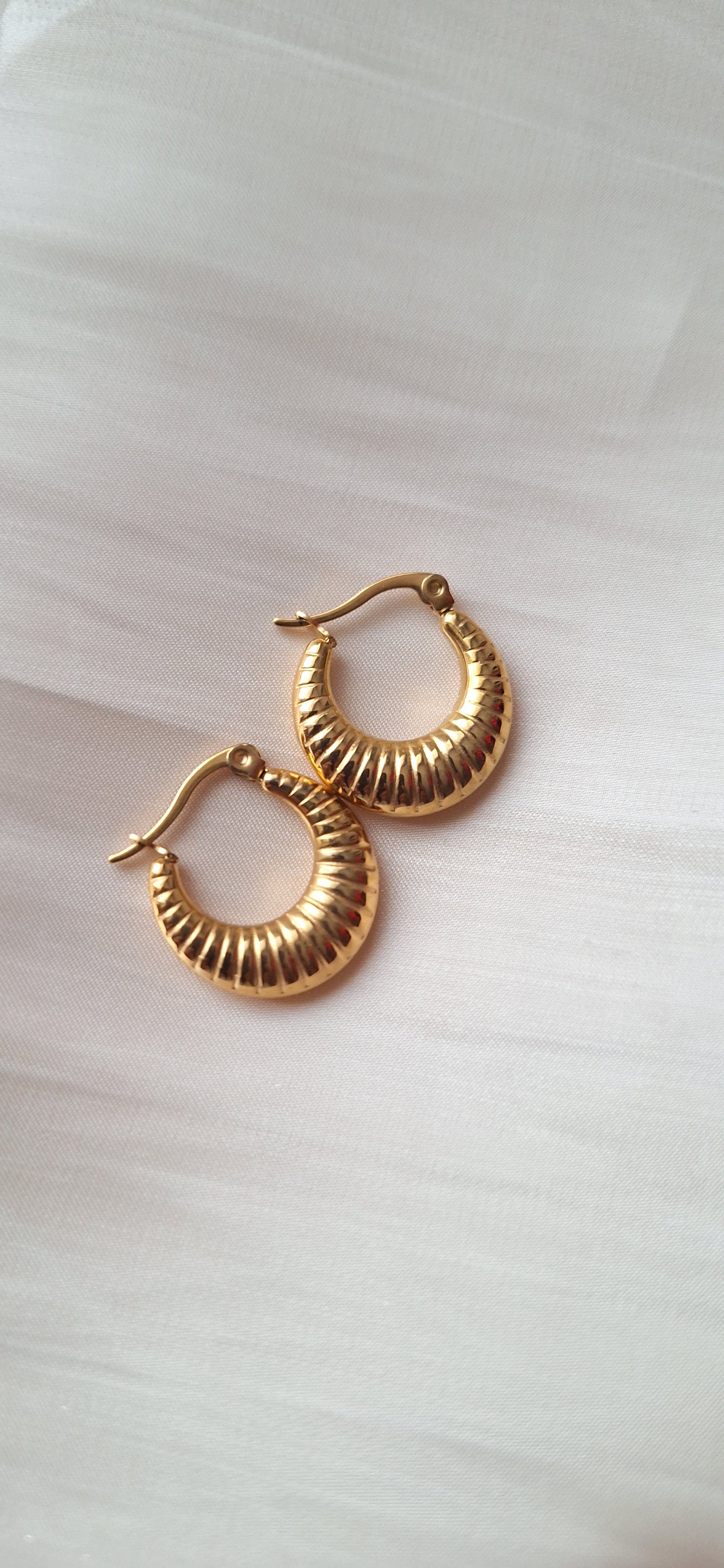 Croissant Hoop Earrings