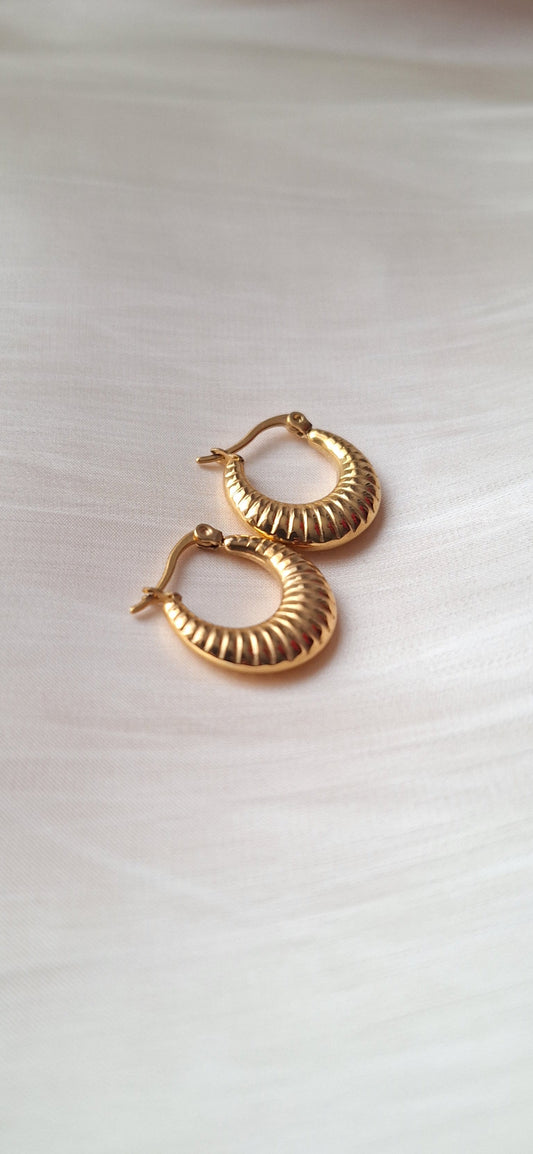 Croissant Hoop Earrings