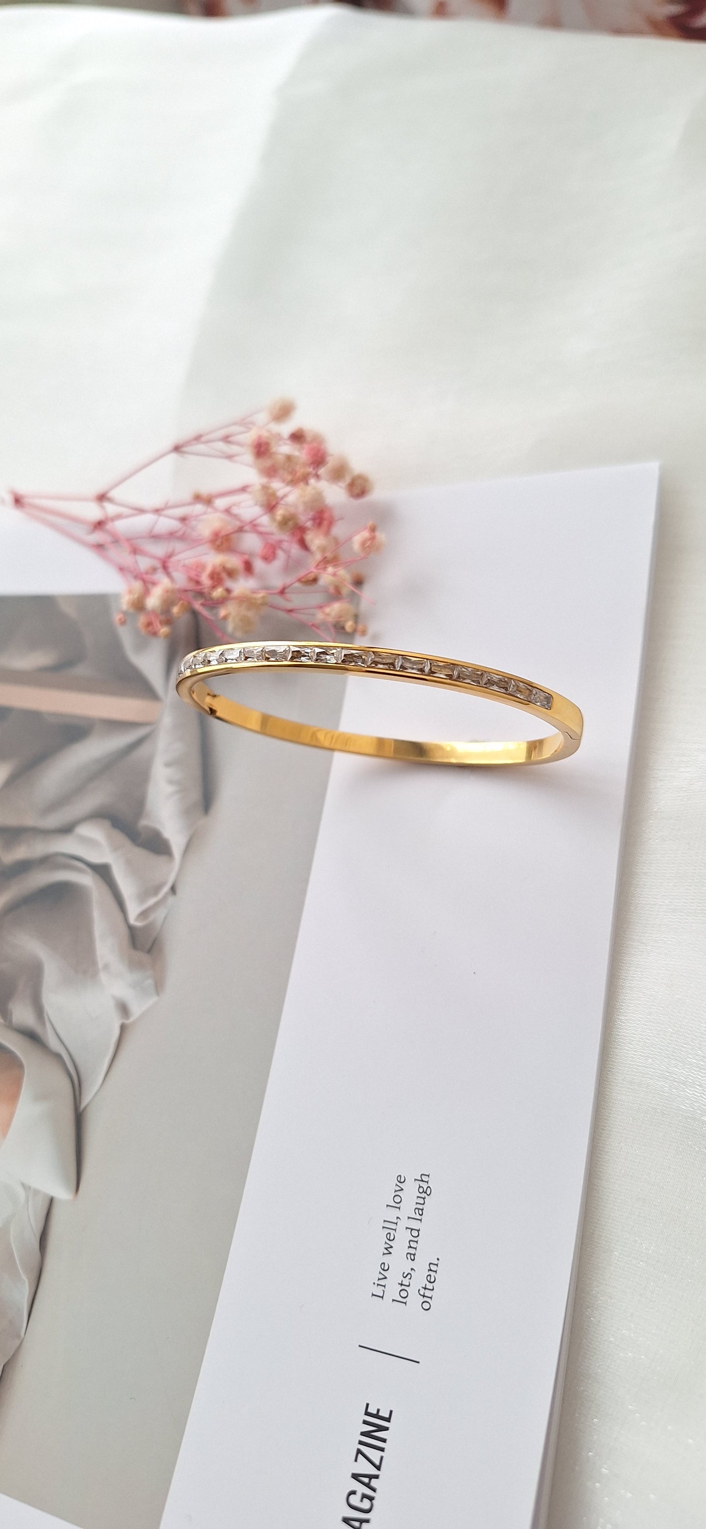 Crystal Cuff Bangle