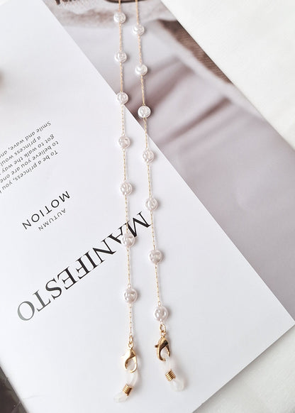 Round Pearl Glasses Chain